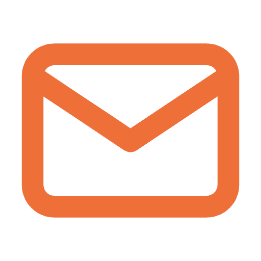 mail ikon orange